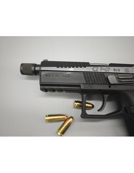 PO7 CZ Fileté Cal. 9mm + Conversion en Cal. 22LR