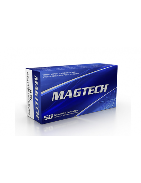 Cartouches MAGTECH 38 SPL 158GR FMJ FLAT 38P