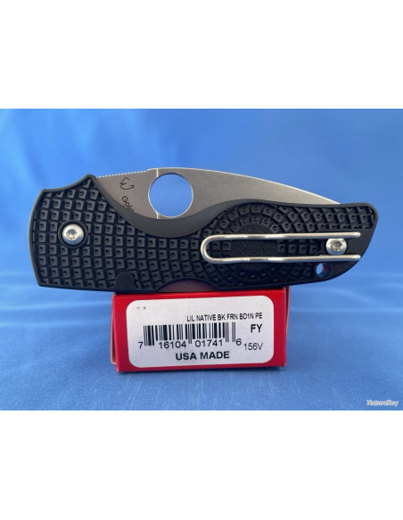 Couteau Spyderco Lil' Native bk frn bd1n pe