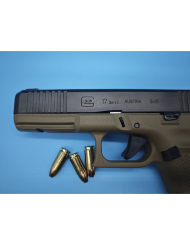 Pistolet GLOCK 17 Coyote armée française 7 GEN...