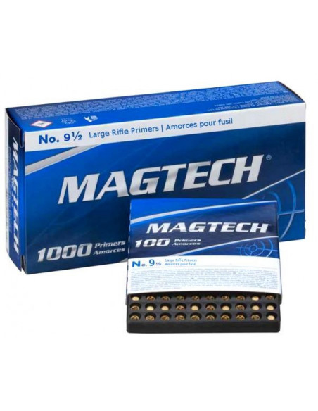 1000 Amorces MAGTECH n°9 1/2 Large Rifle