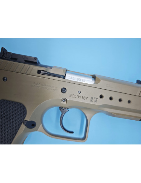 Pistolet TANFOGLIO Heptagon Tectical Cal. 9m K FDE 2025
