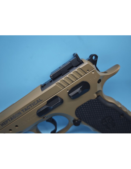 Pistolet TANFOGLIO Heptagon Tectical Cal. 9m K FDE 2025