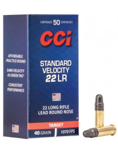 50 Cartouches cci Standard Velocity Cal. 22 LR