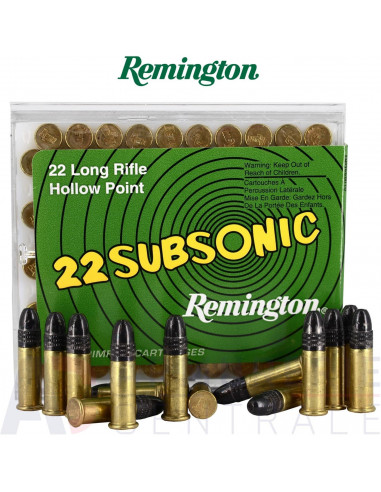 100 Cartouches REMINGTON Subsonic Remington...