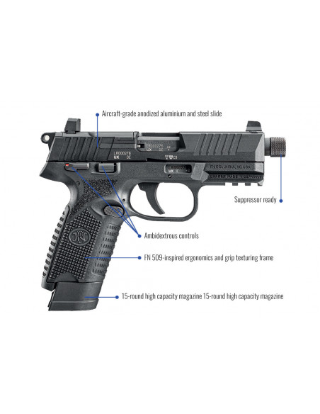 FN HERSTAL 502 Tactical noir