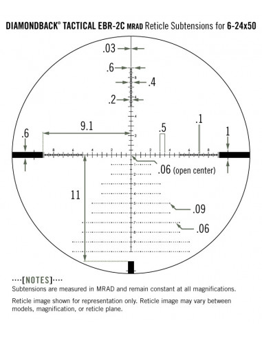 VORTEX Diamondback® Tactical 6-24x50 FFP
