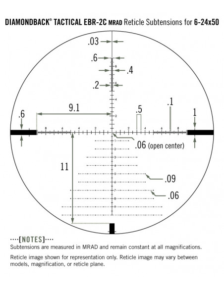 VORTEX Diamondback® Tactical 6-24x50 FFP