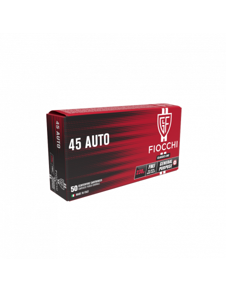 FIOCCHI .45acp FMJ 230gr