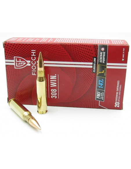 FIOCCHI  308 win 147gr. fmj