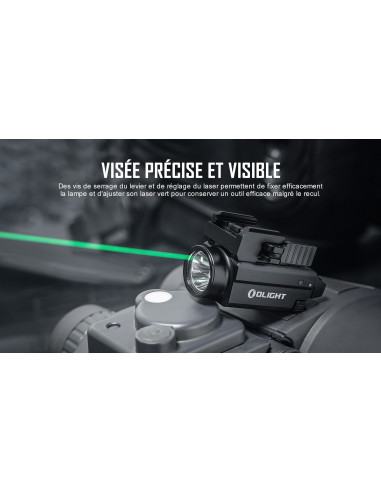 Olight Baldr S   Lampe tactique avec laser vert