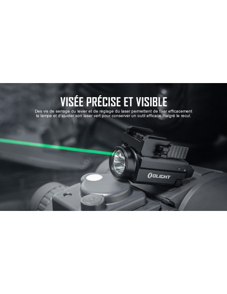Olight Baldr S   Lampe tactique avec laser vert