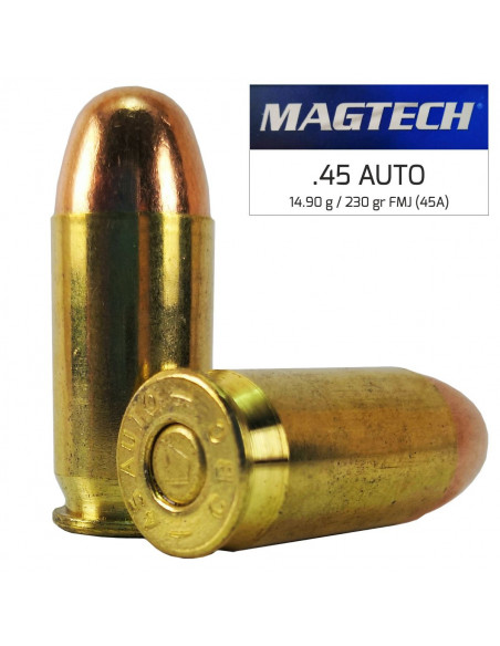 Magtech 45 AUTO / 45 ACP FMJ 230 GRS