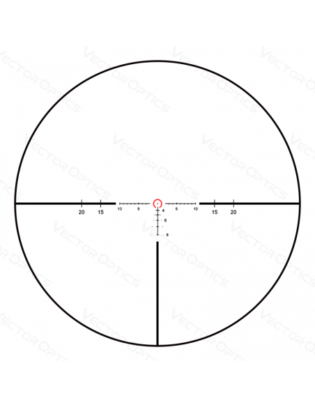 lunette continental x6 1-6x24 sfp ret tactical bdc
