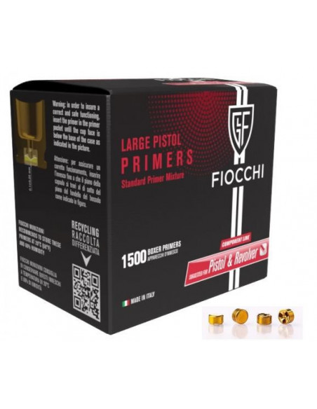 Amorces Large Pistol Fiocchi 1500