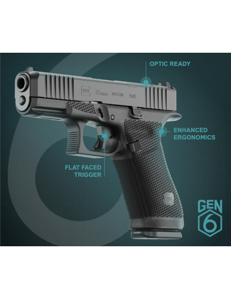 Pistolet GLOCK 19 Gen 6 FS 9mm